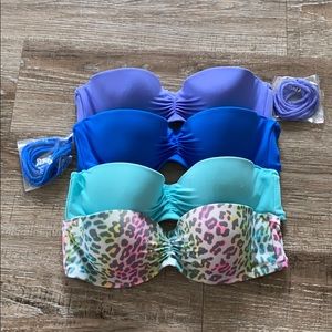 Victoria’s Secret strapless bathing suit tops